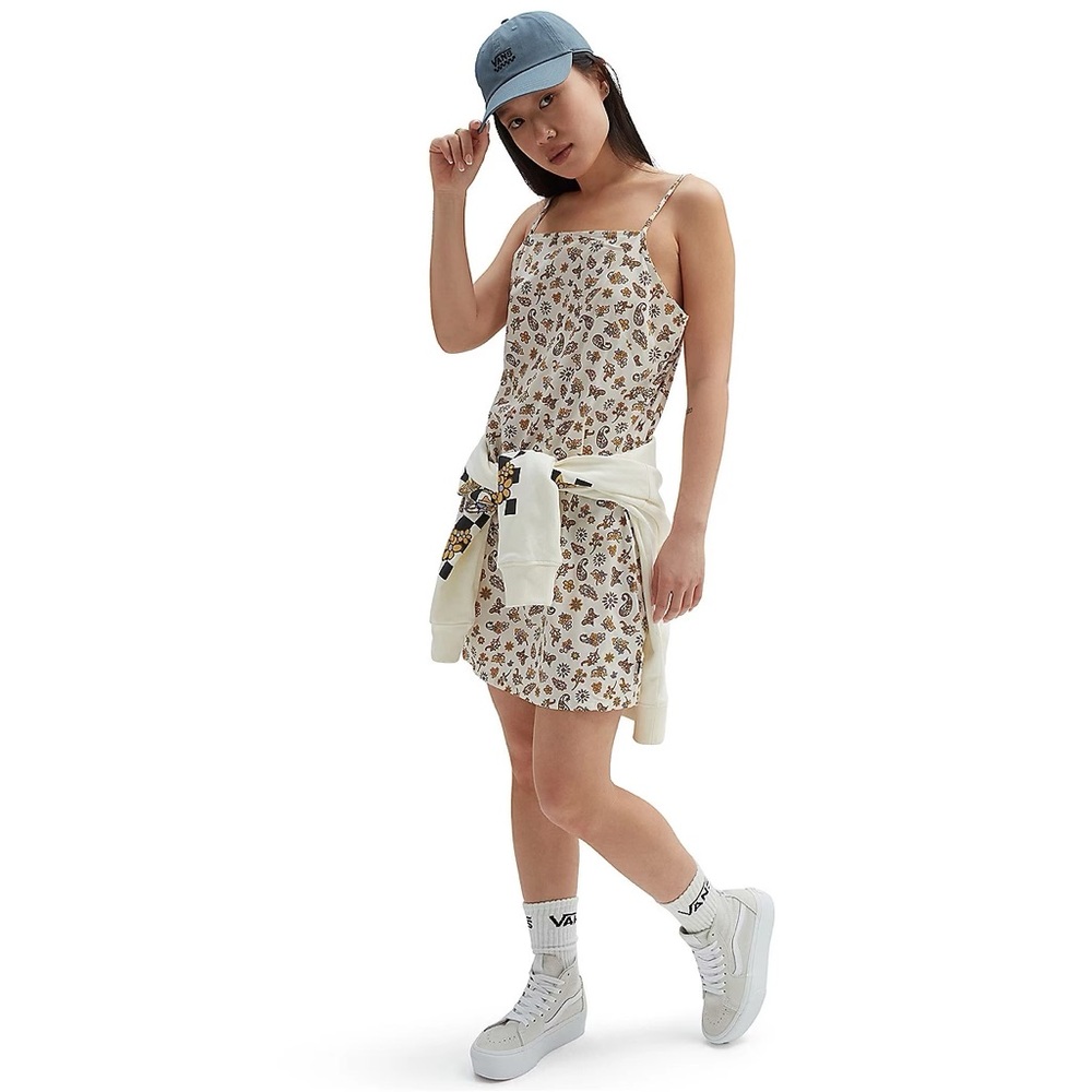 Vans Brookland paisley floral slip mini dress